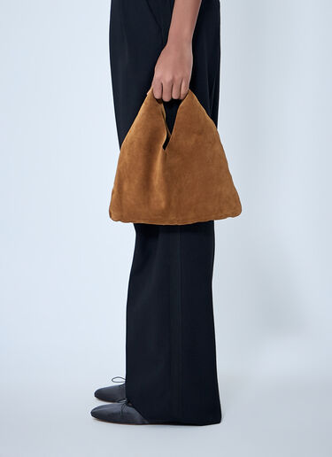 The Row Small Bindle Handbag Camel row0263022