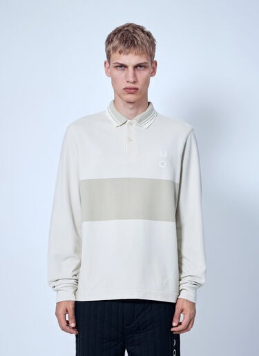 Fred Perry x Craig Green Reversible Long Sleeve Polo Shirt Beige fry0166006