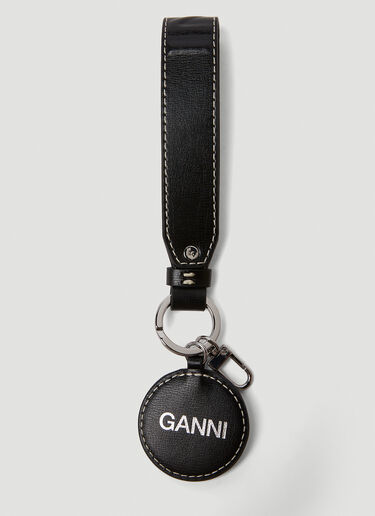 GANNI Banner Handle Keyring Black gan0250056