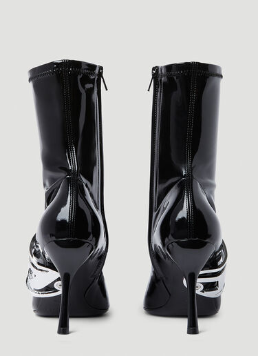 Diesel D-Eclipse Heeled Boots Black dsl0252038