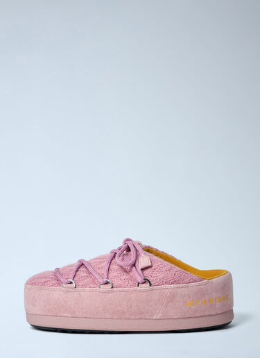 Moon Boot x GUEST IN RESIDENCE EVX Knit Mules Pink mbg0364007