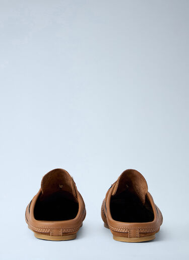 Dries Van Noten Leather Suede Slip-On Sneakers Brown dvn0263031