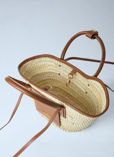 Jacquemus Le Petit Panier Soli Handbag Brown jac0264063