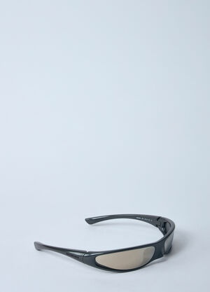 Balenciaga Blade Rectangle Sunglasses Grey bcs0360004