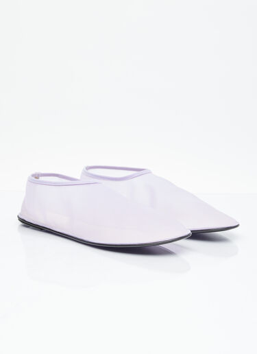 The Row Sock Mesh Flats Lilac row0253048