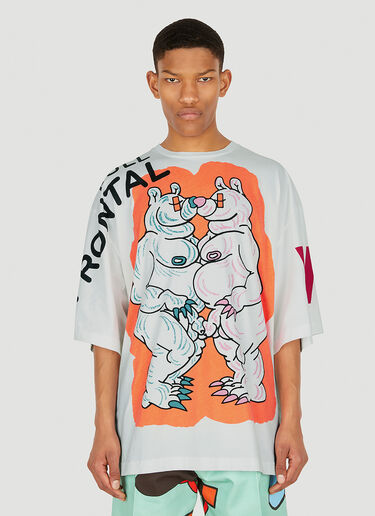 Walter Van Beirendonck Full Frontal T-Shirt Grey wlt0148014