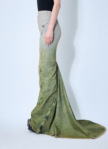 Moncler x Rick Owens Acid Degrade Al Maxi Skirt Green mcs0355020