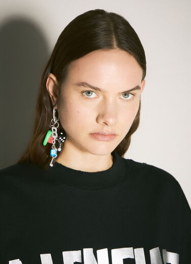 Balenciaga Pigalle Collector Earring Silver bal0258019