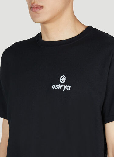 Ostrya コア ロゴ エキTシャツ ブラック ost0152002