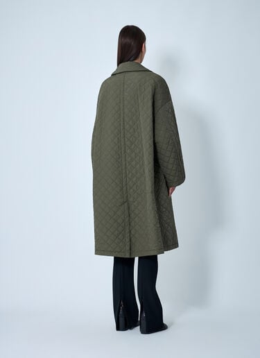 Maison Margiela Nylon Quilted  Coat Green mla0262001