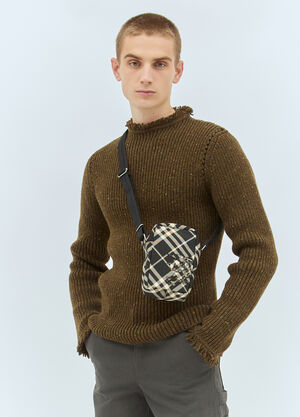 Diesel Check Phone Bag Purple dsl0356006