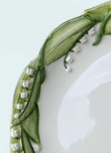 Les-Ottomans Lily Of The Valley Dinner Plate Multicolour wps0691379