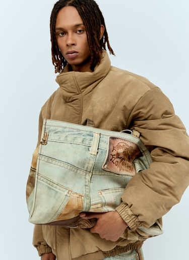 Acne Studios 徽标单肩托特包 棕色 acn0156023