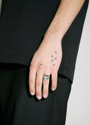 Bleue Burnham Seal Ring Silver bbm0354008