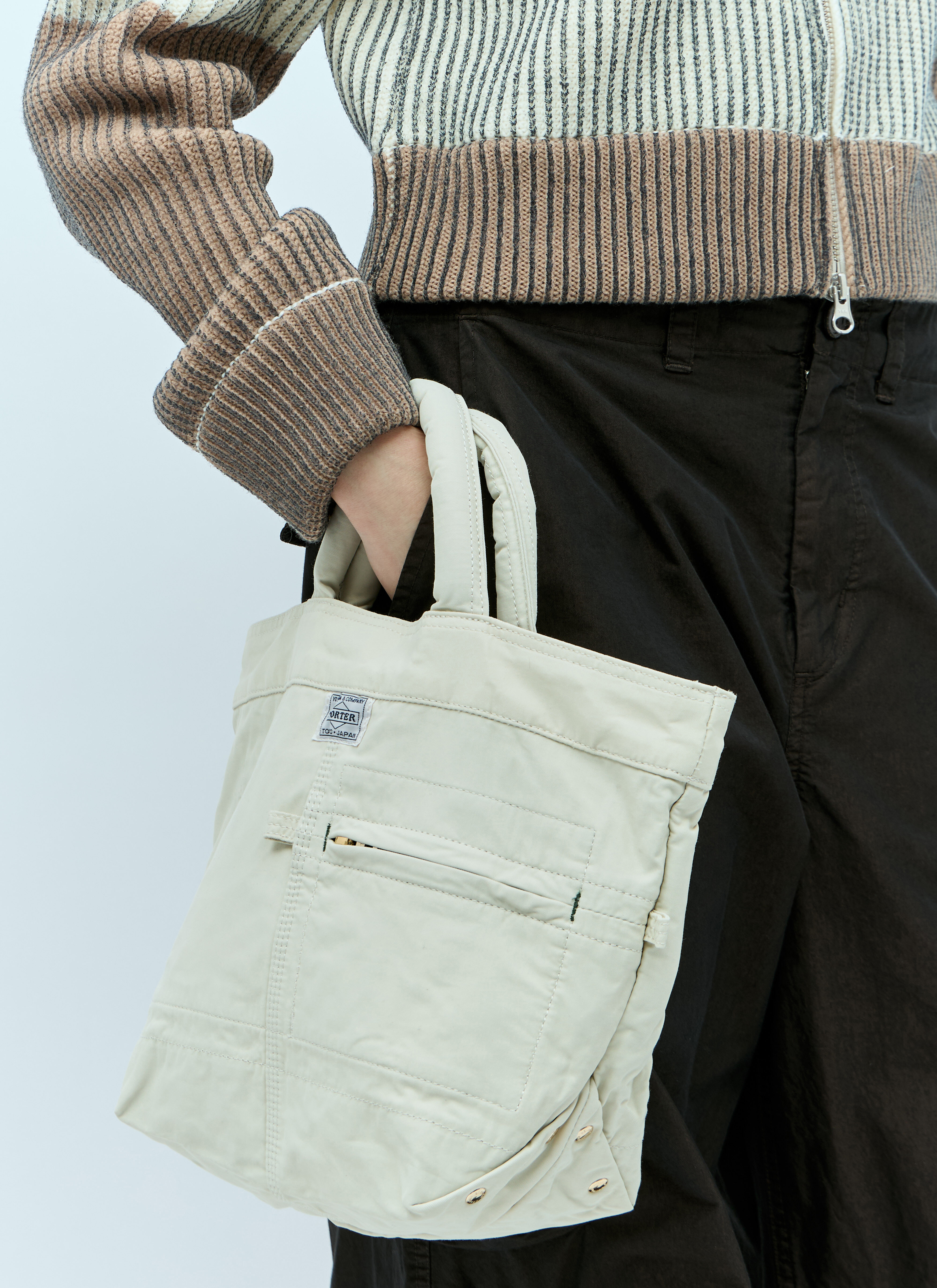 Porter-Yoshida & Co Women's' Mile Mini Tote Bag in White