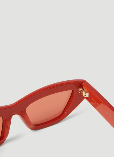 Bottega Veneta Angle Cat-Eye Sunglasses Orange bov0251137