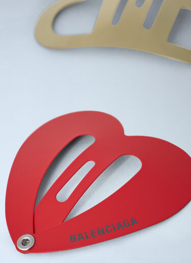 Set Of Two Bazr Lov BB Hair Clips Balenciaga Set Of Two Bazr Lov BB Hair Clips Red bal0262032