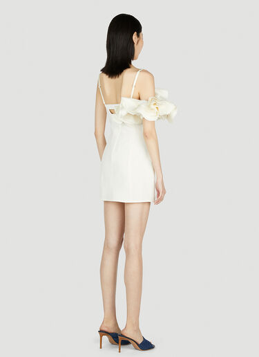 La Robe Duna Mini Dress Jacquemus La Robe Duna Mini Dress White jac0251050