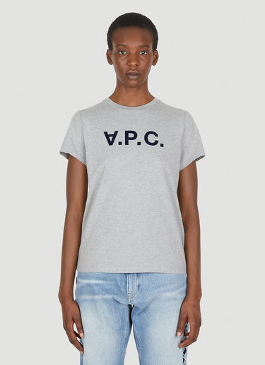 A.P.C. VPC 徽标T恤 灰 apc0249011