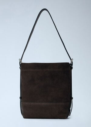 Lemaire Small Belted Tote Bag Brown lem0266027