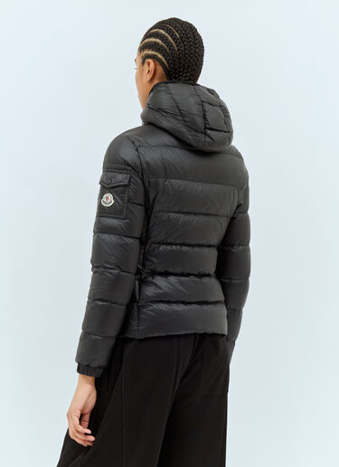 Moncler Gles Hooded Short Down Jacket Black mon0259011