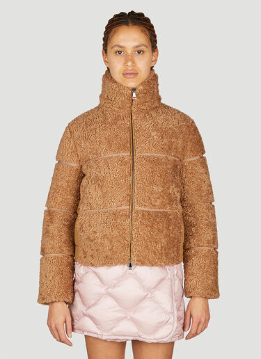 Moncler Segura ショートダウンジャケット ベージュ mon0254001