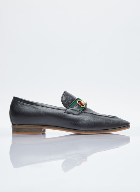 Gucci Horsebit Web Loafers Grey guc0155027
