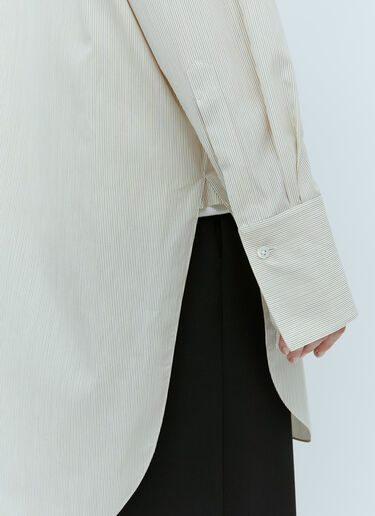 Astrea ロングシャツ The Row Astrea ロングシャツ ベージュ row0253027