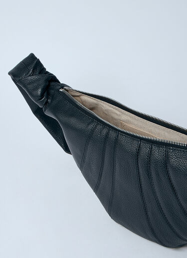 Lemaire Small Croissant Shoulder Bag Black lem0360008