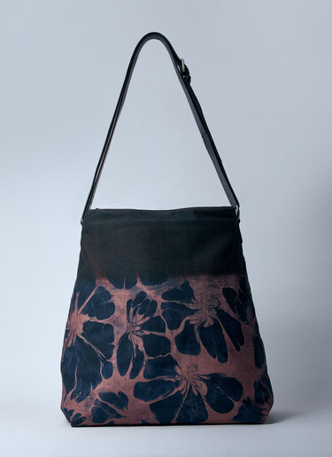 Dries Van Noten 印花帆布单肩包  棕色 dvn0160036