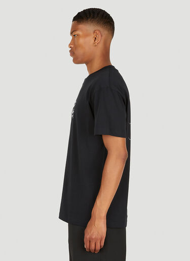 Soulland ライトニング ロゴTシャツ ブラック sld0149005