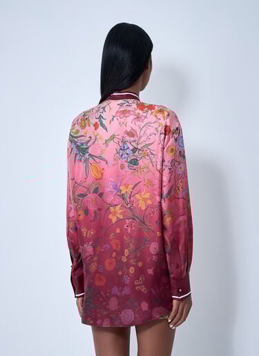 Flora Degrade Shirt Gucci Flora Degrade Shirt Red guc0261126