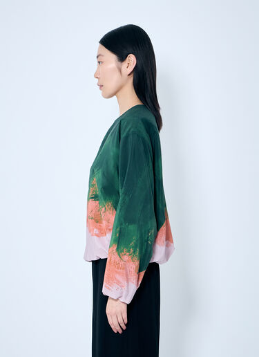 Dries Van Noten Capo Blouse Green dvn0258012