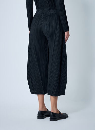 Cropped Pleated Pants Pleats Please Issey Miyake Cropped Pleated Pants Black plp0262014