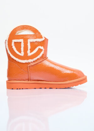 UGG x Telfar ロゴ ミニクリンクルブーツ  ブラック ugt0354017