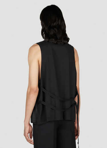 Ann Demeulemeester Ruben Classic Comfort Waistcoat Black ann0152008