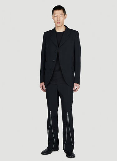 크루넥 반소매 티셔츠 Comme Des Garçons Homme Plus 크루넥 반소매 티셔츠 블랙 hpl0152003