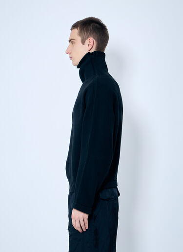 Dries Van Noten Metro Zip-Up Sweater Black dvn0160025