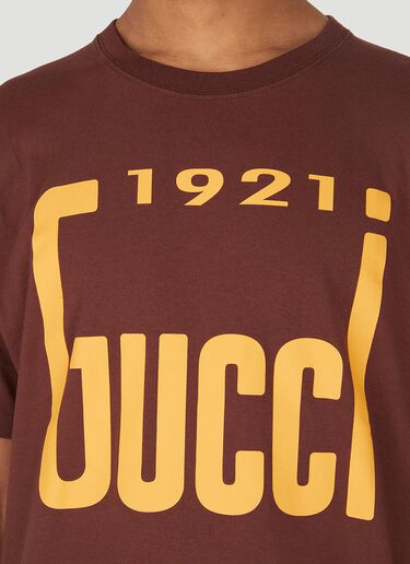 Gucci 1921 T 恤 棕色 guc0147077