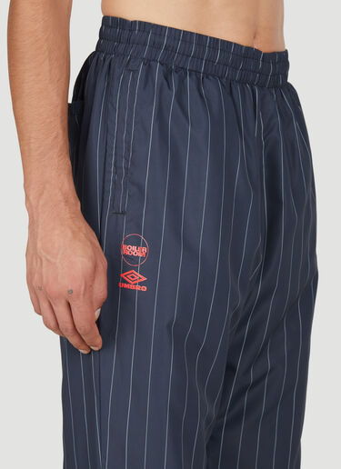 Boiler Room x Umbro Pinstripe Track Pants Black bou0153002