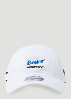 Better Gift Shop x New Era ホッケー ベースボールキャップ ホワイト bfs0154007
