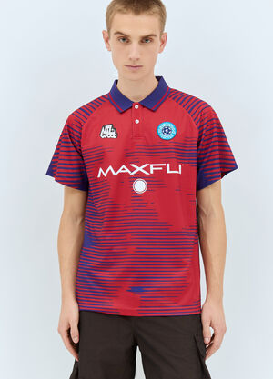 Metalwood x Maxfli Maxfli Statue Polo Shirt Red mem0158002
