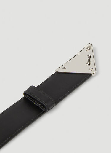 Prada ロゴプレートベルト ブラック pra0149103