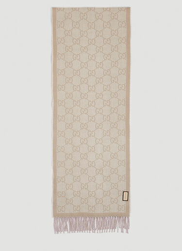 Gucci GG Jacquard Baby Scarf Beige guc0351002