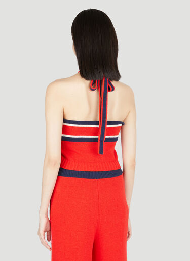 Knit Halterneck Top Gucci Knit Halterneck Top Red guc0253010