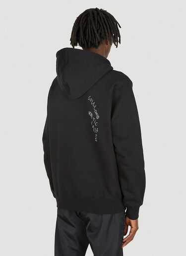 Soulland Poetic Hooded Sweatshirt Black sld0149014