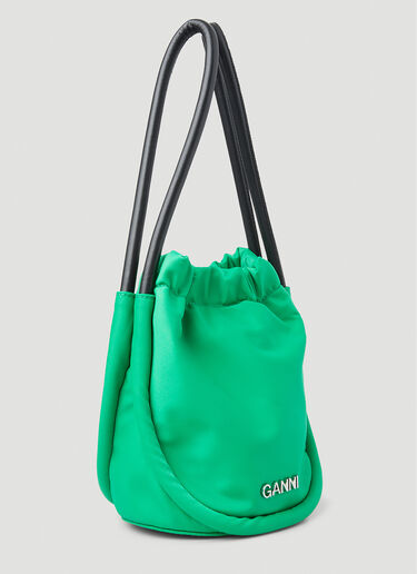 GANNI Knot Mini Handbag Green gan0251065