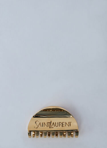 Saint Laurent ロゴ刻印入りクリップ  ゴールド sla0259058