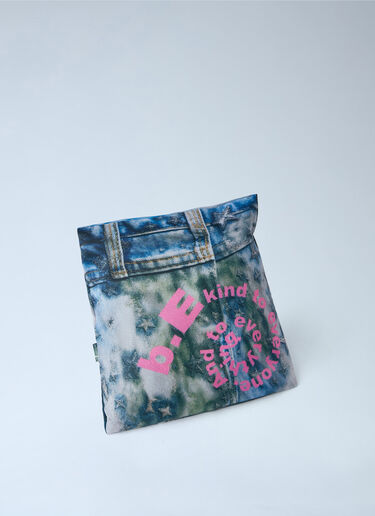 LN-CC® - b.Eautiful: Star Denim Reusable Mini Bag - Blue b.Eautiful Star Denim Reusable Mini Bag Blue bea0164030