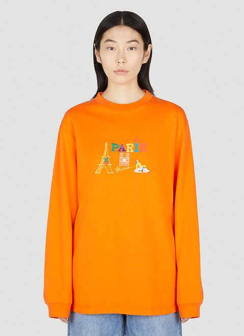 Carne Bollente Kisses from Paris T-Shirt Pink cbn0354010